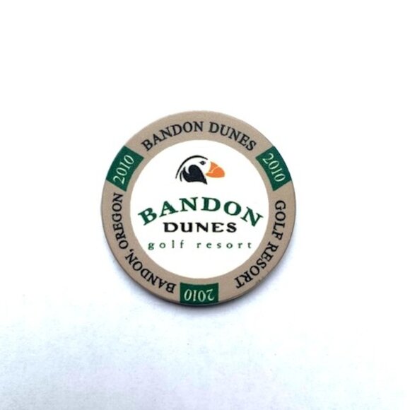 Bandon Dunes Golf Resort Poker Chip Ball Marker - Picture 1 of 1